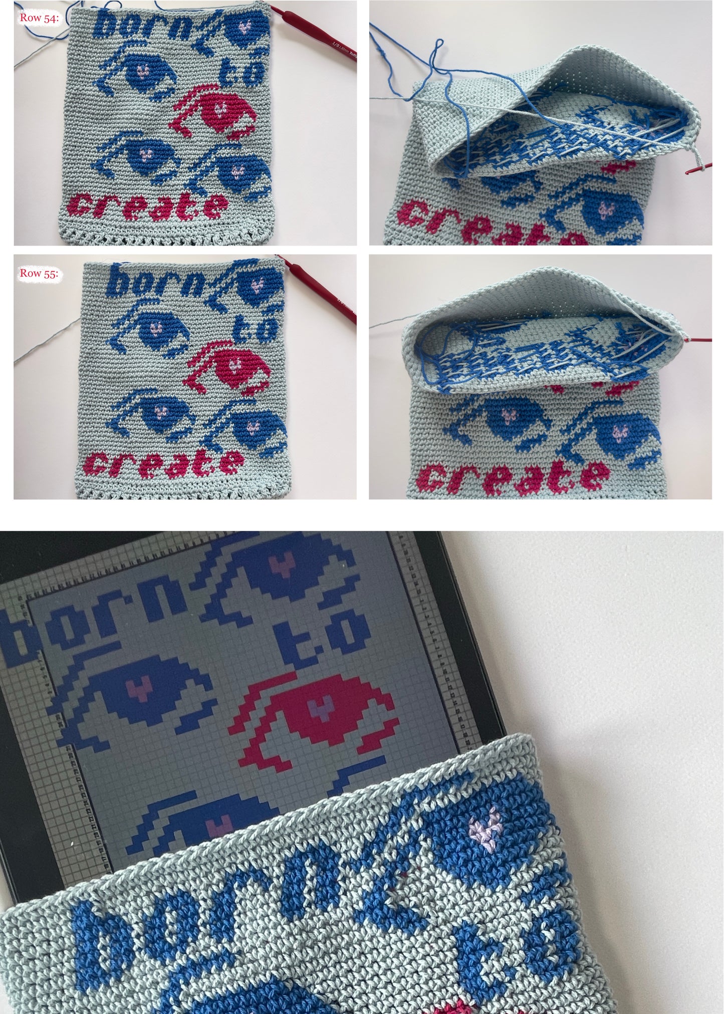 Elara Echo Crochet Bag – Full Tutorial (PDF+Video)