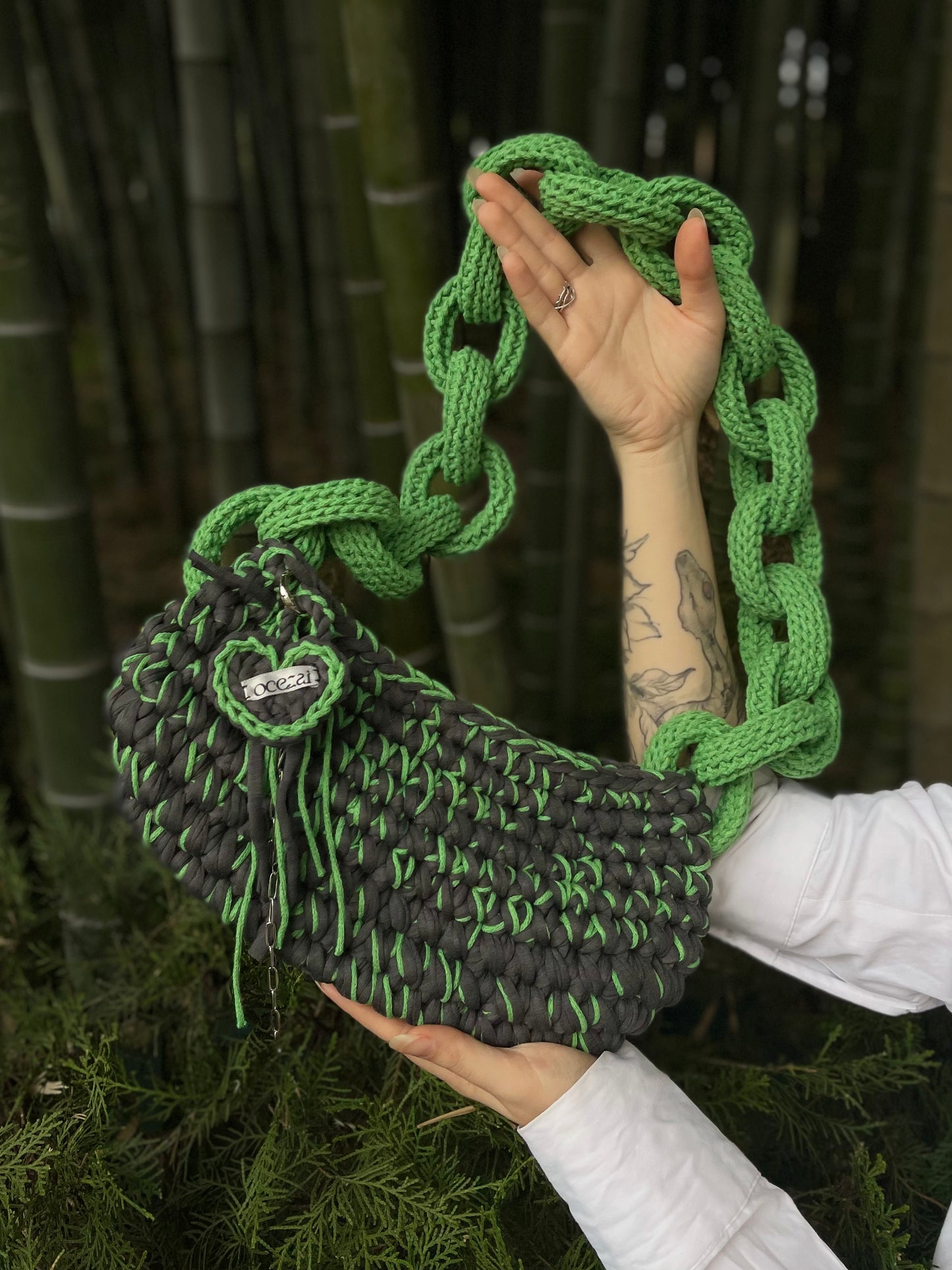 Siren Crochet Chain Bag – Full Tutorial (PDF+Video)